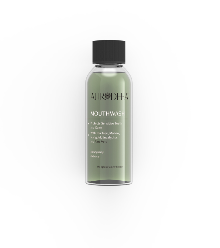 Bain de bouche à l’Aloe Vera 80 ml | Enrichi en Tea Tree, Mauve, Calendula et Eucalyptus