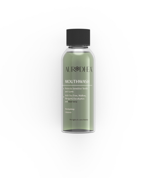Bain de bouche à l’Aloe Vera 80 ml | Enrichi en Tea Tree, Mauve, Calendula et Eucalyptus