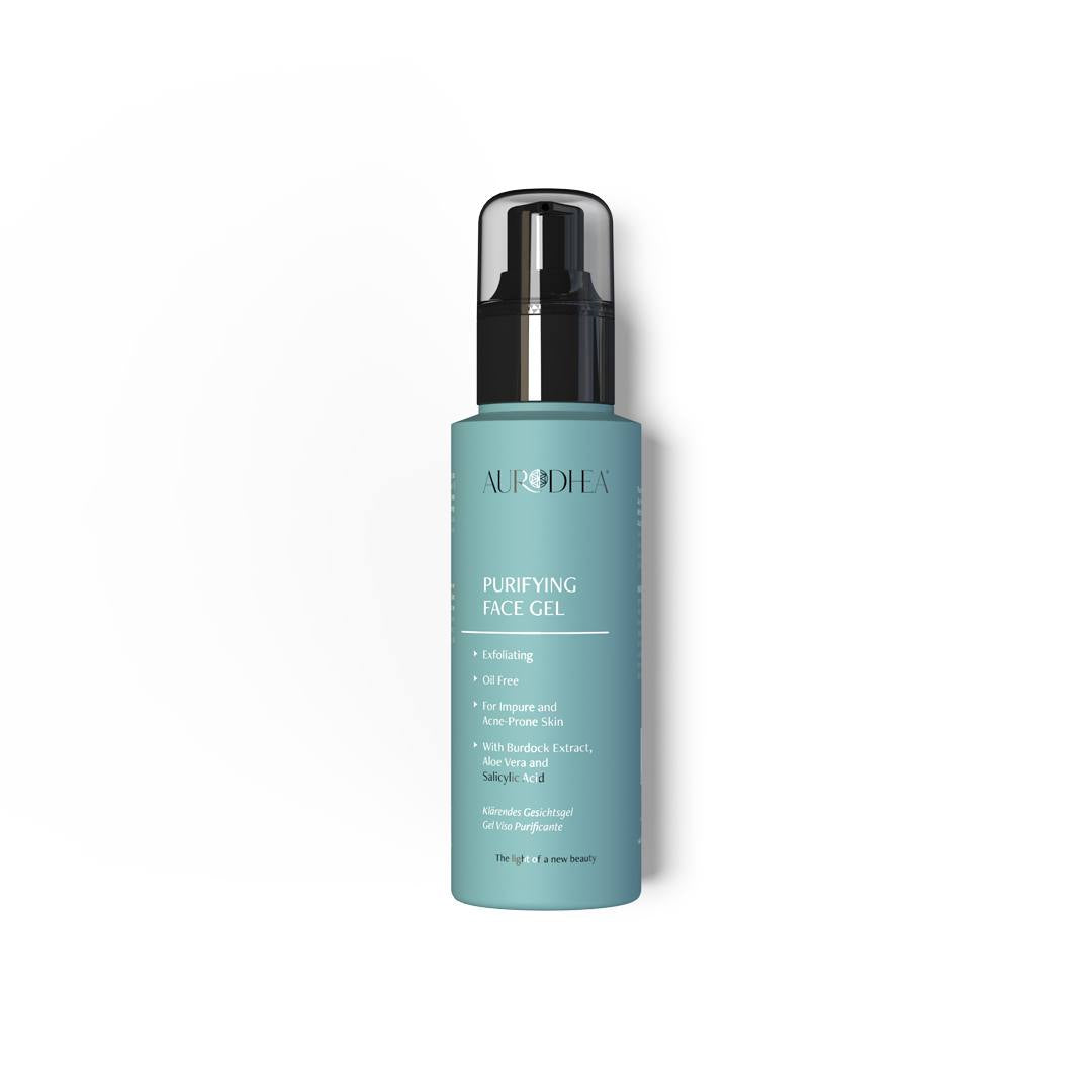GEL POUR LE VISAGE PURIFIANT AVEC ACIDE SALICYLIQUE POUR LES PEAUX IMPURES ET AVEC ACNÉ CHOGAN