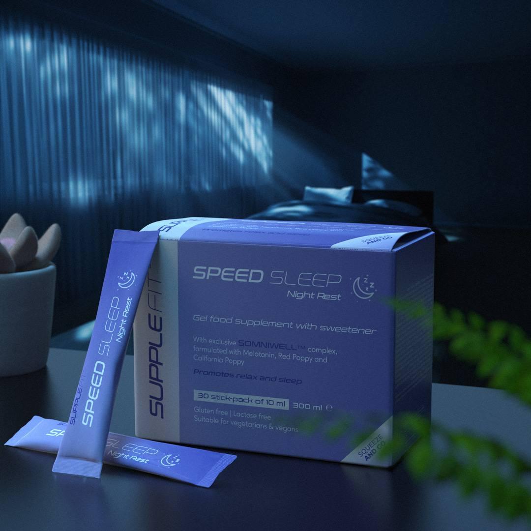 SPEEDSLEEP - COMPLÉMENT ALIMENTAIRE EN GEL À BASE DE MÉLATONINE - 300 ML